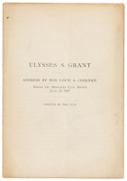 Ulysses S. Grant, Address ...before the Middlesex Club