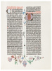 A Triptych of Illuminated Leaves on Vellum from the Huntington Library's Gutenberg Bible - 4