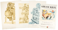 Four works by Abram Krol