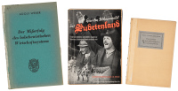 Three volumes from the official library of the Nazi party
