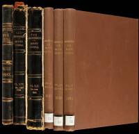 The Engineering and Mining Journal - Six bound volumes