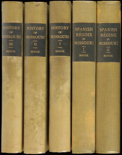 Two titles from Louis Houck, in five volumes