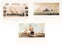 Thirty color prints from "Our Navy in Action" series