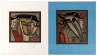 Two carnival portraits