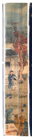 Fore-edge painting of The Return of the Prodigal Son [on] Wen Xuan (文選)