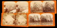 Collection of 50 stereo view photographs of Yosemite Valley and the high sierra