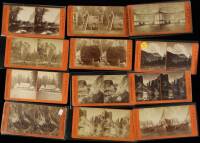 Collection of 25 stereo view photographs of Yosemite Valley, Big Trees and the high sierra