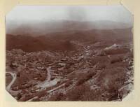 Album of early snapshot photographs of Virginia City, Tahoe, possibly Nevada City, and other locales