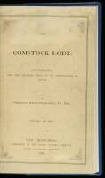 The Comstock Lode: Its Character, and the Probable Mode of Its Continuance in Depth