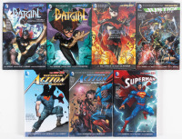14 volumes of The New 52 collected editions featuring Green Lantern, Superman, and others