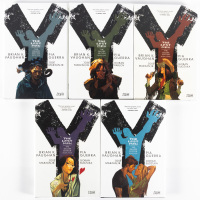Five volumes of Y The Last Man: The Deluxe Edition