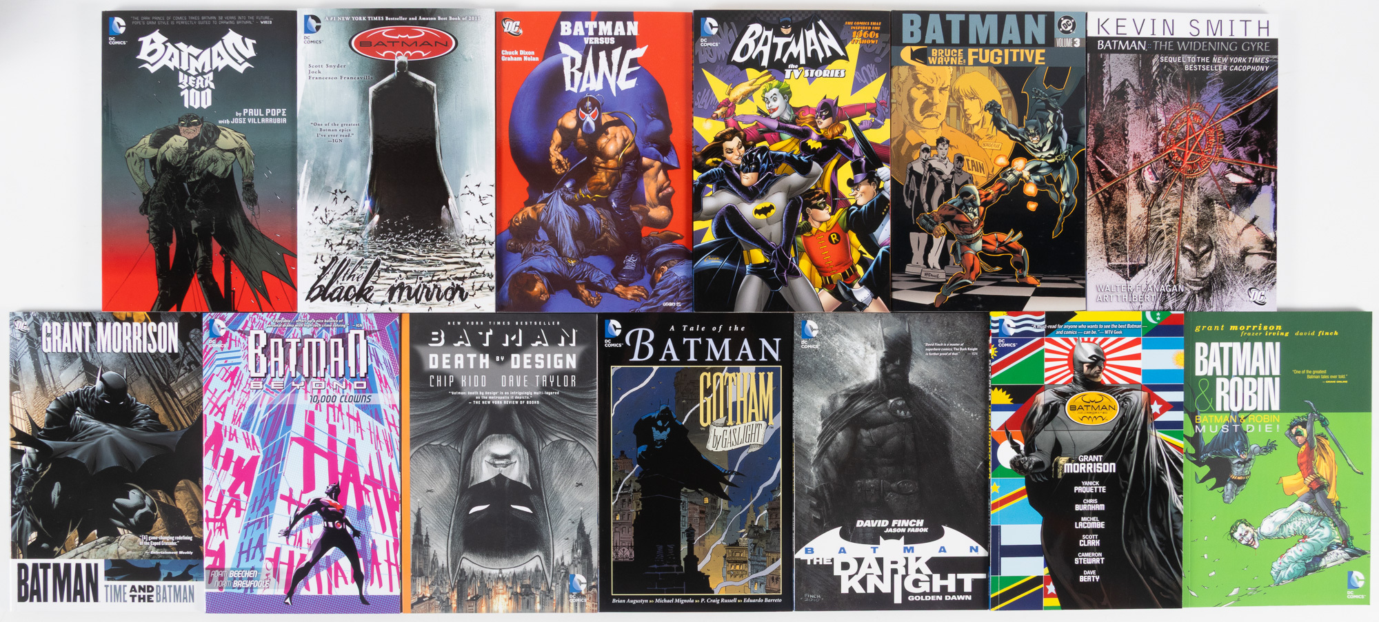 20 volumes of Batman collected editions, limited series and one shots