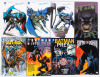 Eight volumes of Batman collected editions including Prey, Venom, Judge Dredd