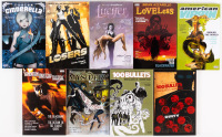 Variety of Vertigo collected editions including 100 Bullets, American Virgin, Cinderella