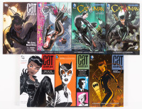 Seven trade paperbacks of Catwoman