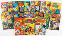 Collection of Australian Batman reprints including Bumper Batcomic, Giant Batman Annual