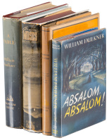 Four books by William Faulkner