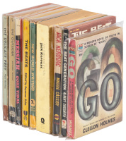 Nine paperbacks of Beat literature