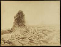 Albumen photograph of lava