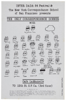''The Only Correspondence Dinner'' at the Cafe LaMamelle in San Francisco, 1984