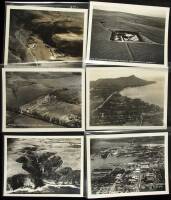 Lot of 10 aerial photographs of Hawaiian scenes