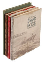 Four volumes of The Westerners Brand Book