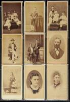 Lot of 18 cartes-de-visite and 4 cabinet cards by Hawaiian photographers