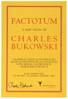 Factotum: A New Novel by Charles Bukowski