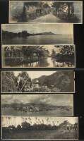 Lot of 6 silver photograph panoramas of Hawaiian scenes