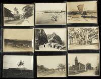 Lot of 12 silver photographs of Hawaiian scenery