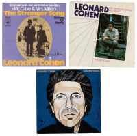 Three Leonard Cohen 7" singles