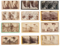 Twenty-five stereoviews of western scenes