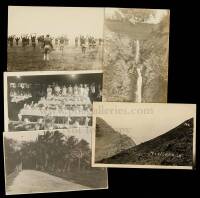 Lot of approximately 195 real-photo postcards of Hawaiian scenes, people and military installations