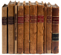 A non-consecutive run of Laws, Resolutions, and Memorials passed by the Legislative Assembly of the State of Nebraska, from 1869 through 1885