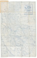 Denny's Pocket Map of Lake County and Portions of Mendocino, Sonoma, Glenn and Colusa Counties 1904