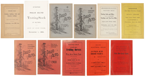 Eleven Palo Alto stock farm pamphlets