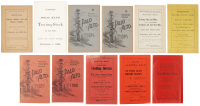 Eleven Palo Alto stock farm pamphlets