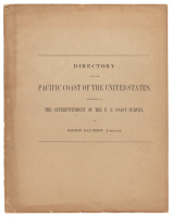 Directory for the Pacific Coast of the United States, Reported to the Superintendent of the U.S. Coast Survey