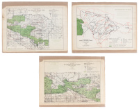 Three 1948 season fire prevention maps