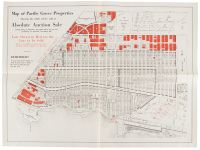 Map of Pacific Grove Properties Showing Lots Which Will Be Sold at Absolute Auction Sale