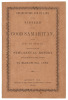 Constitution and By-Laws of the Sisters of the Good Samaritan, of the City of Quincy. Together with the Semi-Annual Report of the Doings of the Society to March 6th, 1862