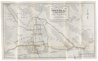 Automobile Road Map Touring Imperial County, California, Showing Highway Systems, Railroads, and Main Canals