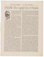 No Hot Summers. No Cold Winters. Salem -- The Capital City of Oregon