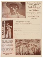 The Norman Film Mfg. Co....Presents "The Bull-Dogger" Featuring Bill Pickett and the Greatest Array of World Champions Ever Assembled in a Motion Picture