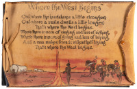 Photograph and postcard album of western Canadian travels