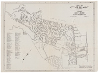 Street Map, City of Belmont, California