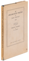 Of Dramatick Poesie: An Essay, 1668...Preceded by a Dialogue on Poetic Drama by T.S. Eliot