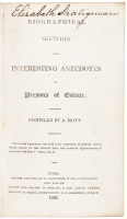 Biographical Sketches and Interesting Anecdotes of Persons of Colour