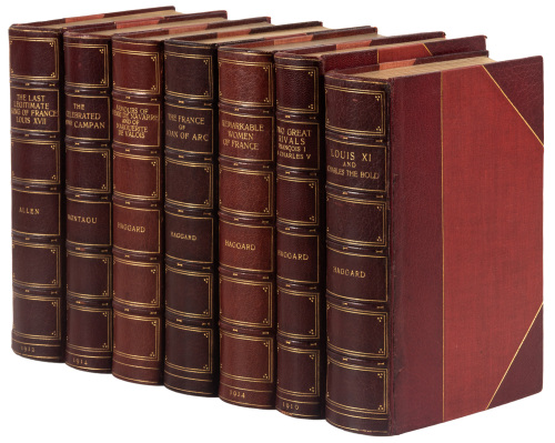 Seven French histories bound by Bayntun
