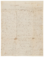 Letter from a New England minister about to reluctantly become Pastor of a Connecticut church bitterly divided over the issue of slavery